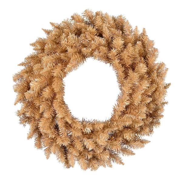 36" Artificial Gold Fir Wreath