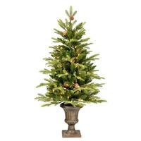 Vickerman 4' x 26" Artificial Kenly Pine Tree 150 Warm White Lights