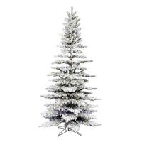 Vickerman 7.5' x 43" Artificial Flocked Stratton Pine 3,080 Multi-Color Lights