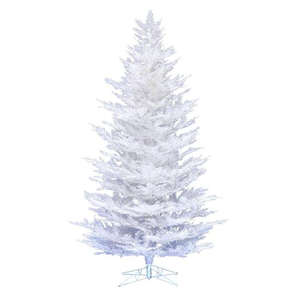 5.5' x 47" Flocked Cedar Pine