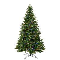 Vickerman 3.5' x 20" Artificial Bennington Spruce 200 Multi-Color Lights