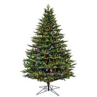 Vickerman 3.5' x 28" Artificial Douglas Fir 200 Multi-Color Lights