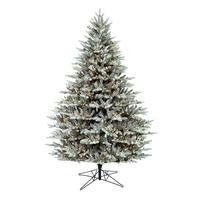 Vickerman 3.5' x 28" Artificial Douglas Blue Fir 200 Clear Lights
