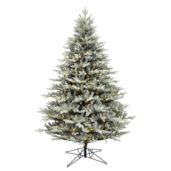 3.5' x 28" Artificial Douglas Blue Fir 200 Warm White Lights