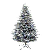 Vickerman 3.5' x 28" Artificial Douglas Blue Fir 200 Multi-Color Lights