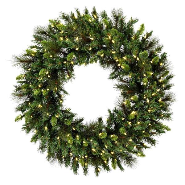 30" Artificial Bangor Mix Pine 100 Clear Lights