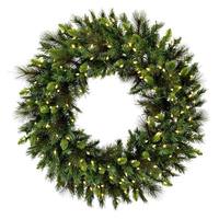 Vickerman 24" Artificial Bangor Mix Pine 50 Warm White Lights