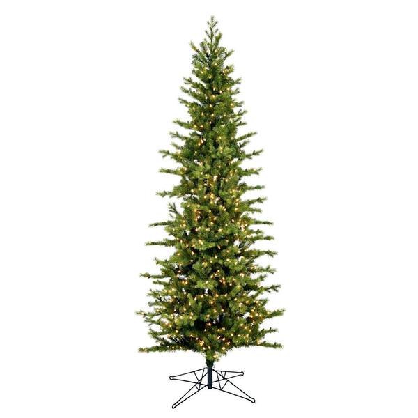 14' x 60" Artificial Moutauk Pencil Pine 2550 Clear Lights