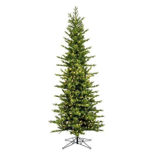 10' x 49" Artificial Moutauk Pencil Pine 1350 Warm White Lights
