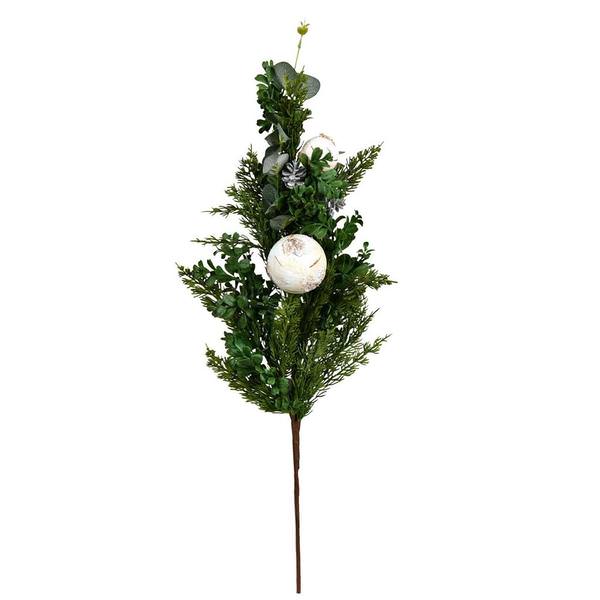 37" Artificial Green Cypress Blend Spray
