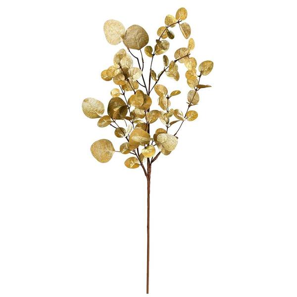 34" Gold Eucalyptus Spray (3 pack)