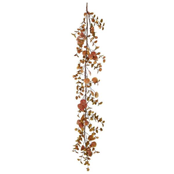5' Artificial Copper Eucalyptus Garland