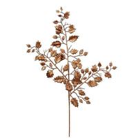Vickerman 27" Copper Glitter Holly Leaf Spray (12 pack)
