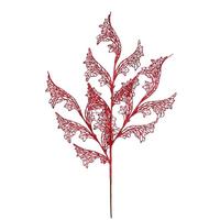 Vickerman 27" Burgundy Glitter Coral Bell Lace Spray (12 pack)
