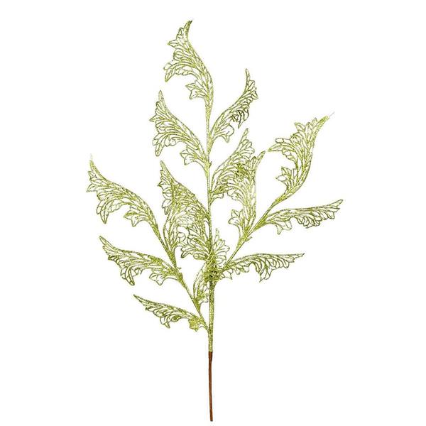 27" Lime Glitter Coral Bell Spray (12 pack)