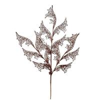View 27" Chocolate Glitter Coral Bell Lace Spray (12 pack)