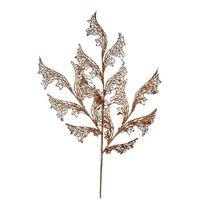 Vickerman 27" Copper Glitter Coral Bell Lace Spray (12 pack)