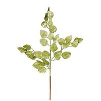 Vickerman 21" Lime Glitter Ash Leaf Spray (12 pack)