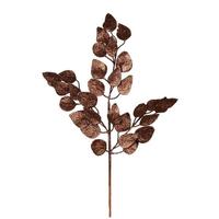 Vickerman 21" Chocolate Glitter Ash Leaf Spray (12 pack)