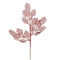 Vickerman 21" Red Glitter Holly Leaf Lace Spray (12 pack)