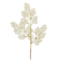 Vickerman 21" Gold Glitter Holly Leaf Lace Spray (12 pack)