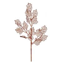 Vickerman 21" Rose Gold Glitter Holly Lace Spray (12 pack)