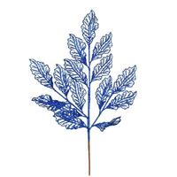 Vickerman 21" Blue Glitter Coleus Leaf Lace Spray (12 pack)