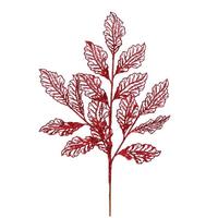 Vickerman 21" Burgundy Glitter Coleus Leaf Lace Spray (12 pack)