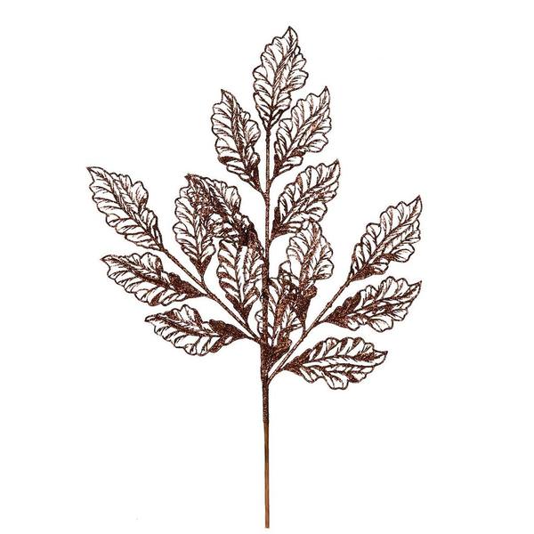 21" Chocolate Glitter Coleus Leaf Lace Spray (12 pack)