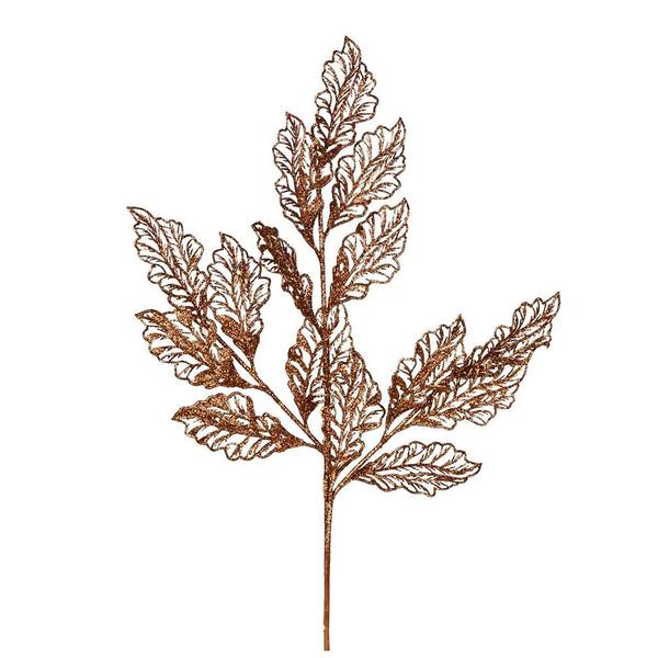 21" Copper Glitter Coleus Leaf Lace Spray (12 pack)
