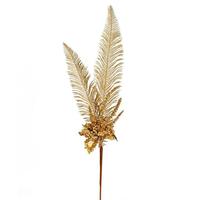 Vickerman 30" Gold Glitter Fern Berry Spray Christmas Decoration (2 Pack)