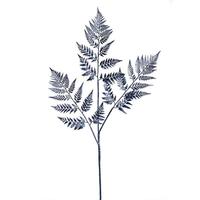 Vickerman 42" Blue Shiny Fern Spray Christmas Decoration (2 Pack)
