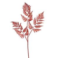 Vickerman 42" Red Shiny Fern Spray Christmas Decoration (2 Pack)