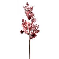 Vickerman 36" Red Glitter Pine Cone Spray Christmas Decoration (3 Pack)