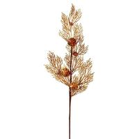 Vickerman 36" Gold Glitter Pine Cone Spray Christmas Decoration (3 Pack)