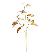 Vickerman 33" Gold Shiny Leaf Spray Christmas Decoration (2 Pack)