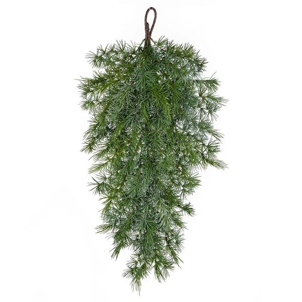 35" Artificial Green Woolsey Pine Teardrop Christmas Decoration