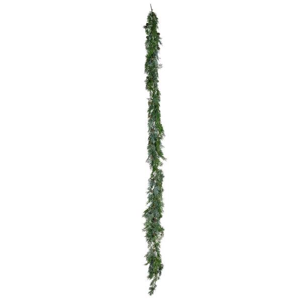 73" Artificial Green Stovall Cedar Pine Garland