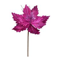 Vickerman 12" Artificial Mauve Poinsettia Spray (6 pack)