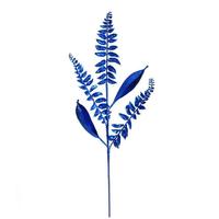 Vickerman 33" Blue Fern Leaf Spray (6 pack)