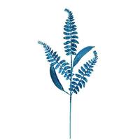 Vickerman 33" Turquoise Fern Leaf Spray (6 pack)