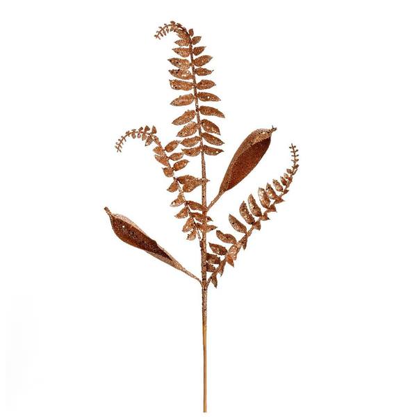33" Rose Gold Fern Leaf Spray (6 pack)