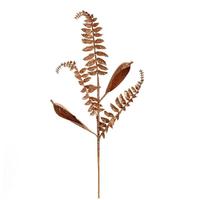 Vickerman 33" Rose Gold Fern Leaf Spray (6 pack)