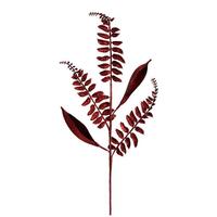 Vickerman 33" Burgundy Fern Leaf Spray (6 pack)
