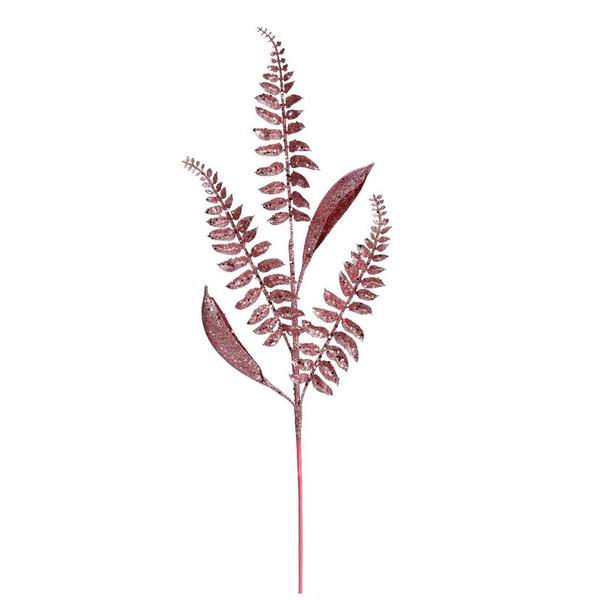 33" Pink Fern Leaf Spray (6 pack)