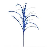 Vickerman 29" Blue Glitter Harvest Spray (6 pack)