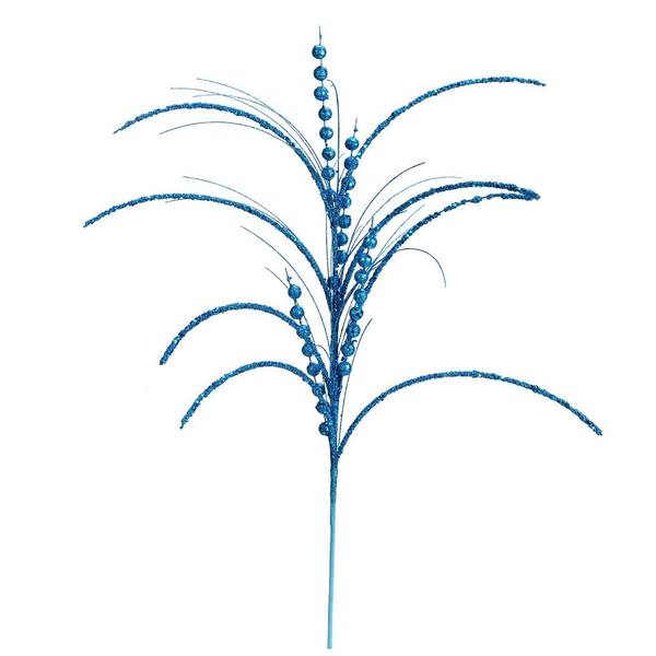 29" Turquoise Glitter Harvest Spray (6 pack)