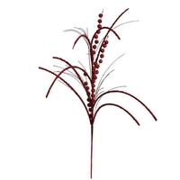 Vickerman 29" Burgundy Glitter Harvest Spray (6 pack)