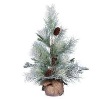 Vickerman 2' Artificial Frosted Ansell Pine Tree