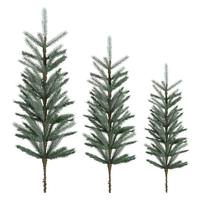 Vickerman 36" / 42" / 48" Artificial Blue Spruce Tops (Set of 3)